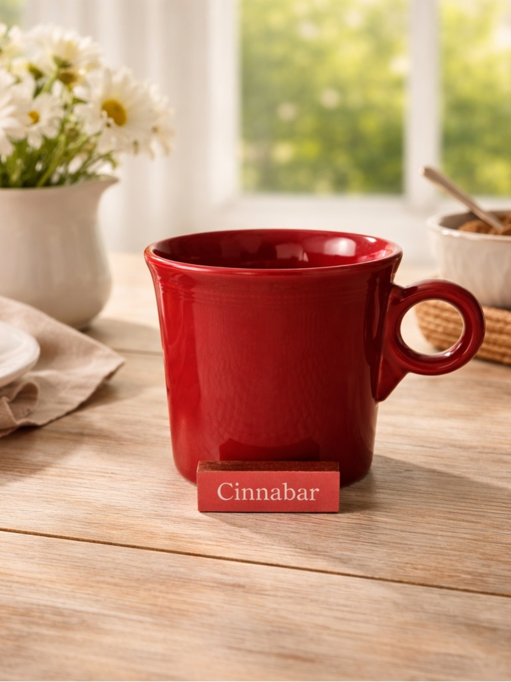 Fiestaware Cinnabar Ring Mug